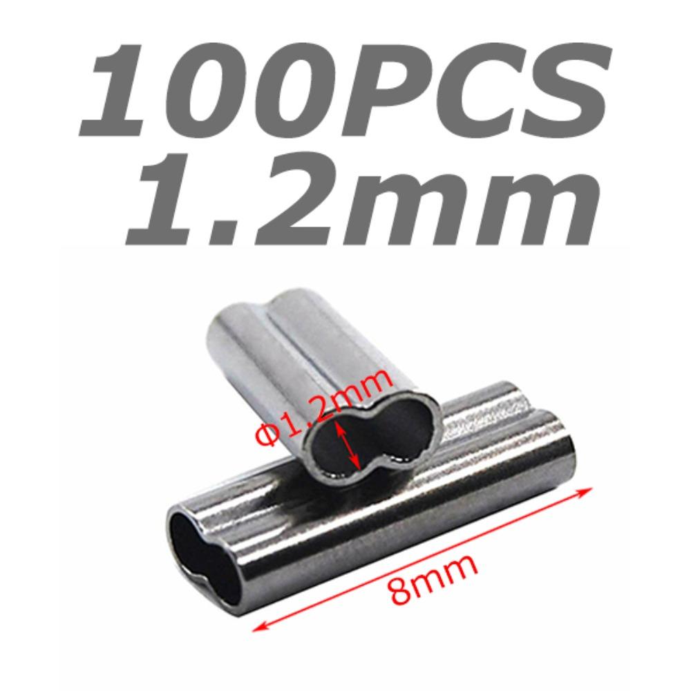 Accessories Fishing Copper Sleeves Wire Crimps Sleeves Fishing Fix Tube Double Barrel Tube
