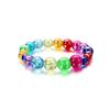 6/8/10mm Imitation ABS Pearl Beads Rainbow Color Round Loose Spacer Bead Scrapbook Decoration DIY Jewelry Making Accessories