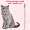 Weewooday 16 Pieces PU Puppy Cat Collar Leather Adjustable Kitten Big Cat Collar Small Pet Collars Colorful Safety Puppy Identification Collar for
