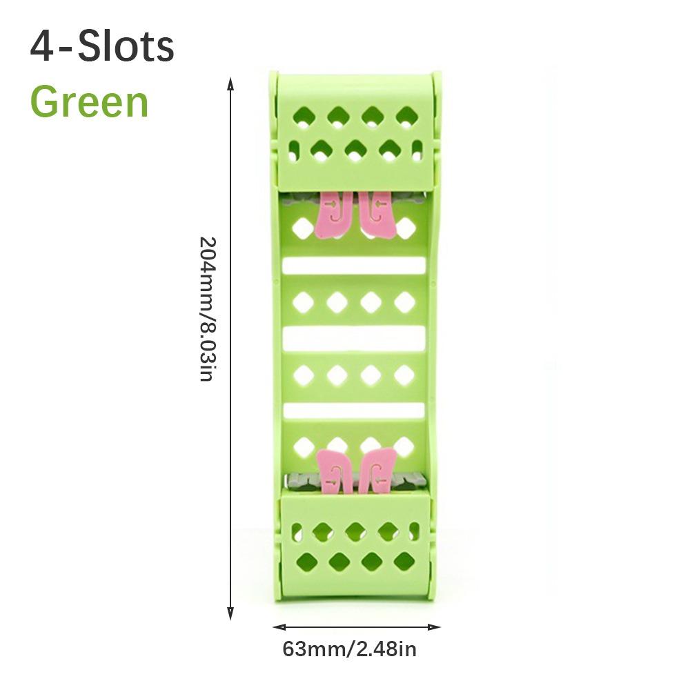 Multicolor Dental Disinfection Rack Plastic Dental Burs Holder Sterilization Tray Rack Laboratory