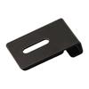 Black Mirror Clips Mirror Clip Bracket For Basements High Hardness Mounting Screws Included Protective Rubber Pads
