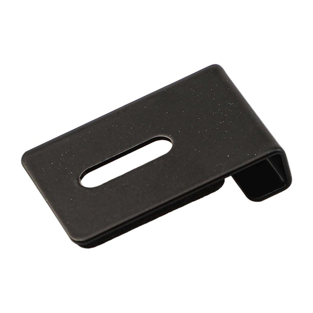 Black Mirror Clips Mirror Clip Bracket For Basements High Hardness Mounting Screws Included Protective Rubber Pads