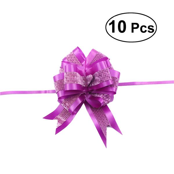 Buy 10pcs Bow Ribbon Gift Present Wrapping Tie Ribbon Bow for Wedding