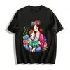 Warm Parent-Child Reading Print Casual Top For Adults & Kids Pure Cotton T-shirt