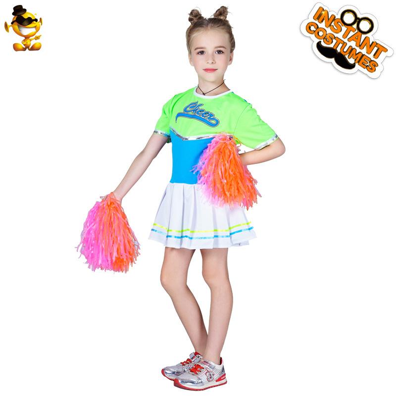 

Halloween Stage Dress Up Masquerade Party Dress Up Little Girl s June 1st Cheerleading Costume l/10-12 years old 140-152cm