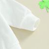 Toddler Girl Ireland Festival Outfits 6M 12M 18M 24M 3Y Letter Print Crew Neck Sweatshirts Shamrock Print Pants Headband 3Pcs Clothes Set