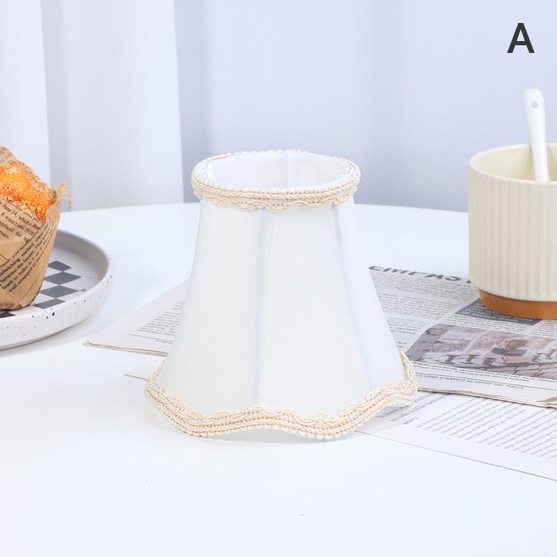 Simple Chandelier Lamp Shade Retro Candle Chandelier Cloth Lampshade Nordic Style Modern Lamp Cover For Home Decoration