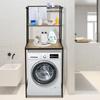 Washer and Dryer Storage Shelf 3-Tier Organizer Rack (Each Tier Load 22lbs) Balcony Towel Rack for Bathrooms Laundry Rooms