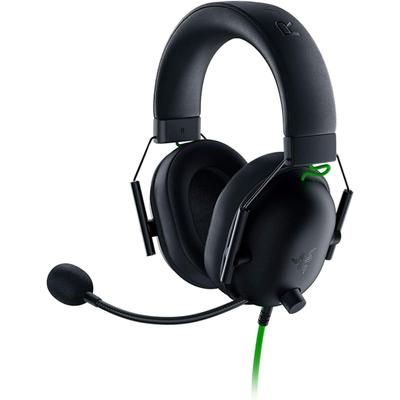 Razer BlackShark V2 X Gaming Headset, 3.5mm Analog, 7.1ch Surround Sound, Patented 50mm Drivers, Unidirectional Microphone, Noise Cancelling, High