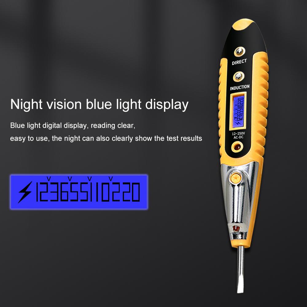 Elektrische Anzeige AC 90-1000 V berührungslose Steckdose Wand AC Steckdose Spannungsprüfer Sensor Tester Stift LED-Licht Teststift