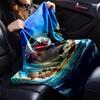 1pc shark jeff Throw Blanket Soft Flannel, Cozy All Season Polyester Perfect for Home, Office