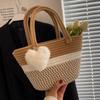 JMXD- Handmade Knitted Fashion Crossbody Bucket Bag for Women Shoulder Bag