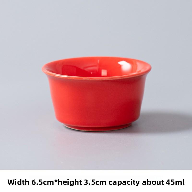 4pcs Ceramic Teacup Household Tea Cup Kungfu Tea Set Small Teacup Drinking Utensils Office White Porcelain Tea Cup