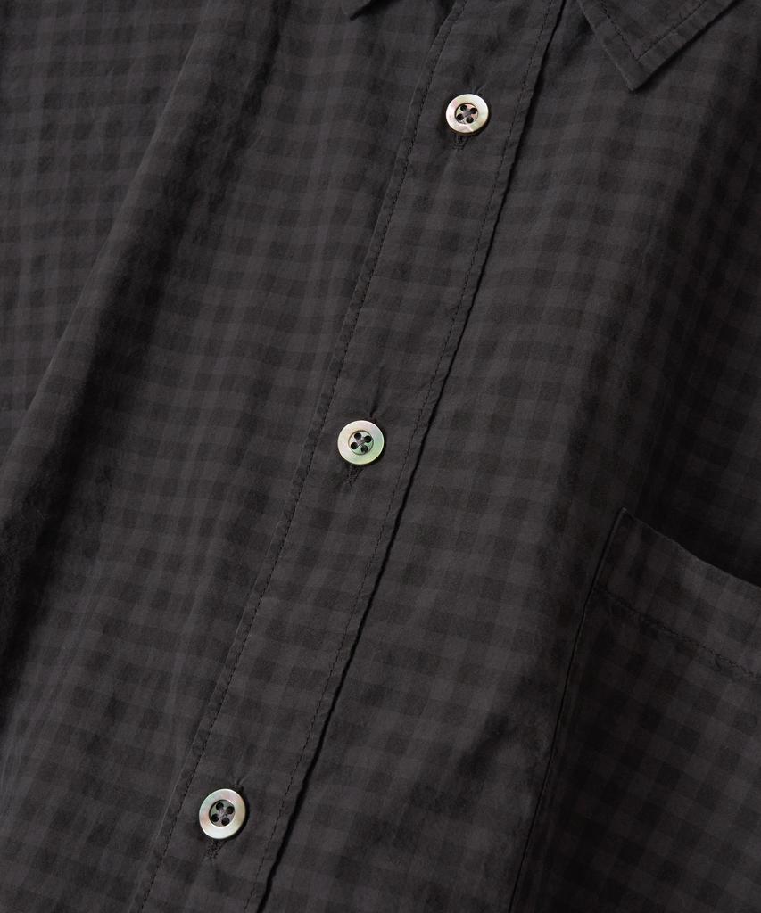ANOTHER OFFICE Huge Garment Gingham Check Shirt (Sumi)