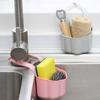 Kitchen Sink Drain Rack Storage Sponge Soap Holder Plastic Sink Hanging Storage Basket Adjustable Drain Basket Kitchen Organizer