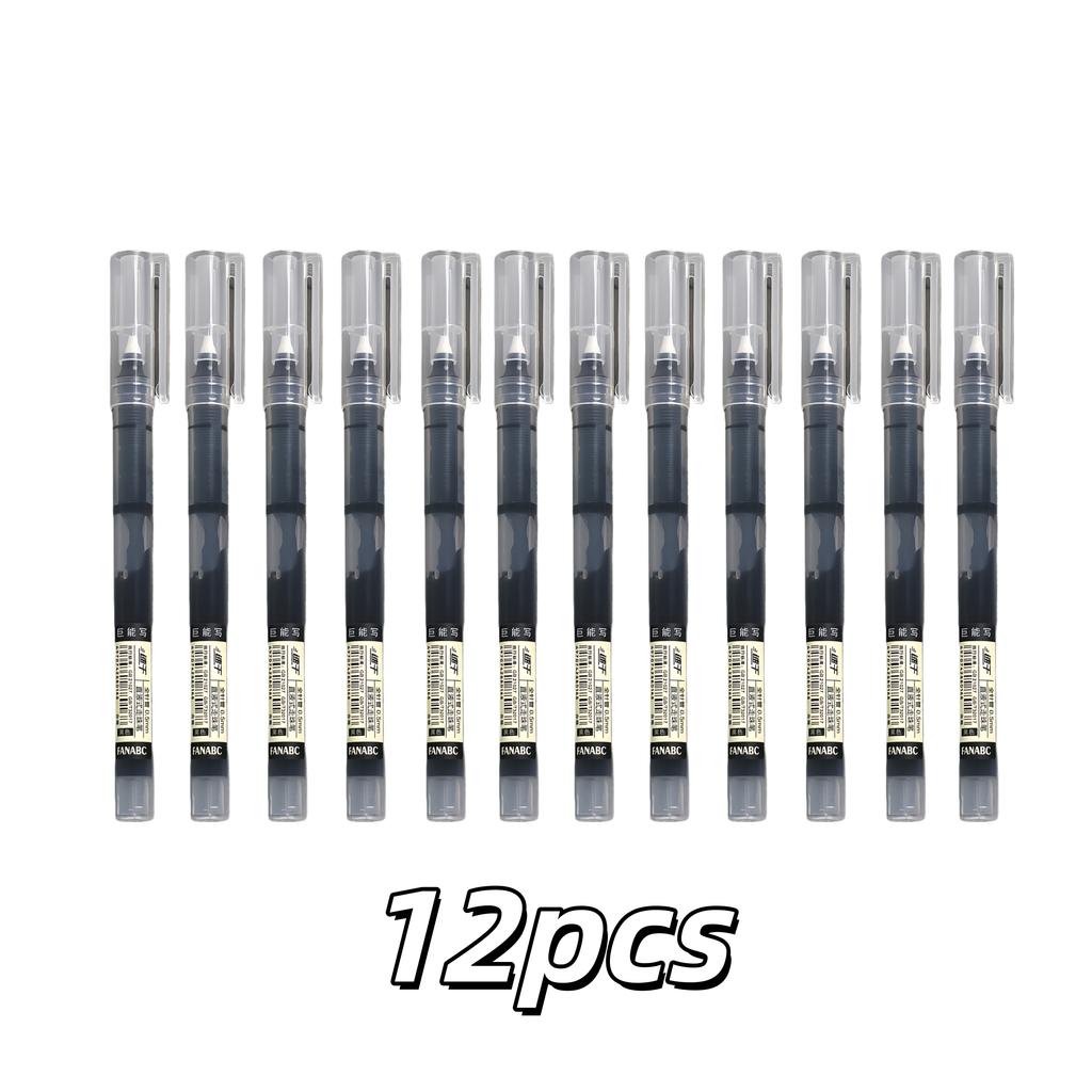 New High Quality Needle Type Gel Pens Straight Liquid Ballpoint Pen Stationery School Office Supplies Writing