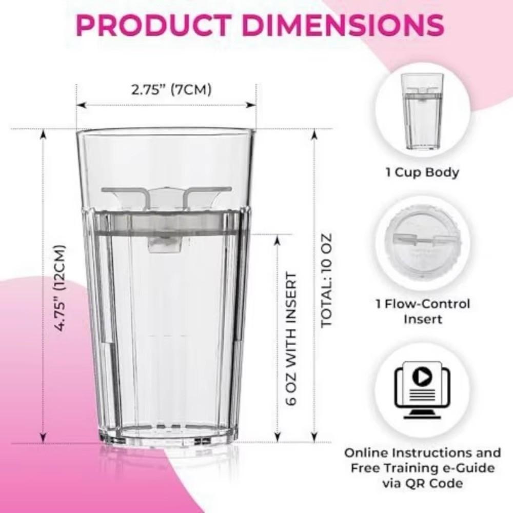 Bundle Tazza Intelligente Anti-Sversamento Flusso Controllo Bordo 360° Tazza Aperta Tazza di Addestramento per Bambini Bere per Bambini