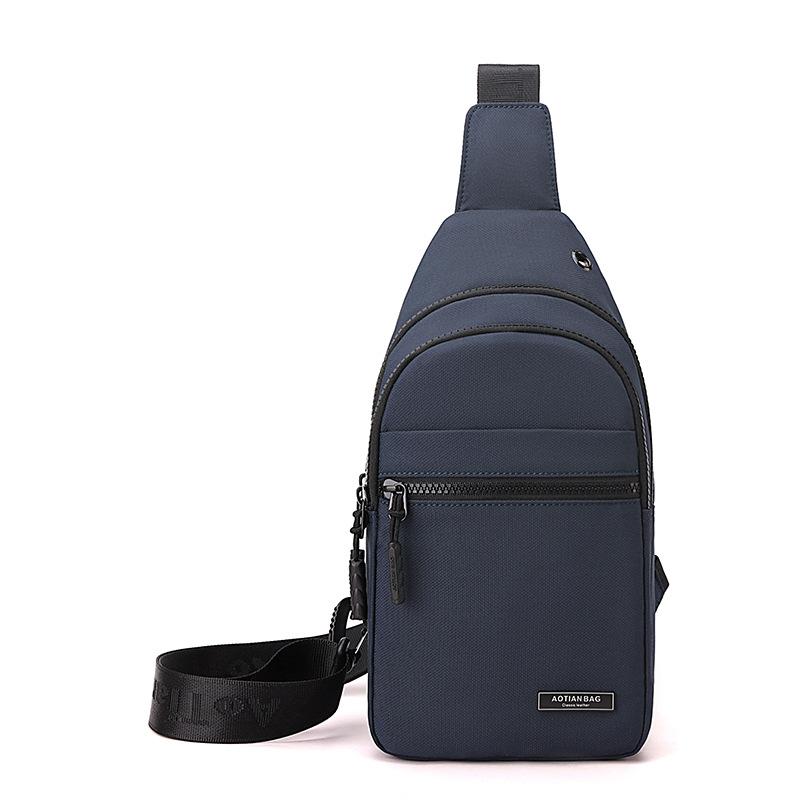 

Мужская уличная сумка через плечо Oxford темно-синий