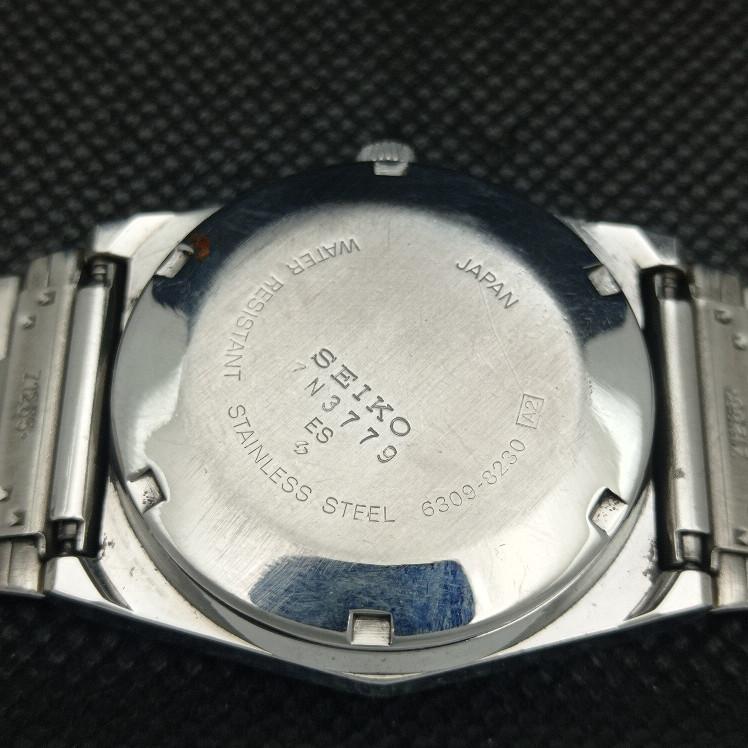 USED VINTAGE SEIKO 5 AUTO 6309A JAPAN MENS D/D BROWN WATCH 608g-a316383-2 SKU608g-a316383