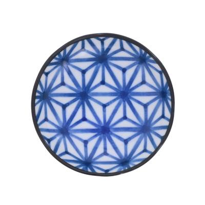 Tableware East Kleiner Teller 12cm Traditionelles Muster Japanisches Geschirr Hanfblatt