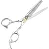 2026 Hot!! Thinning Scissors for Dogs, Professional Thinning Shears for Pets Double Sided Blades Stainless Steel Pet Cat Shears for Grooming Dogs Cats