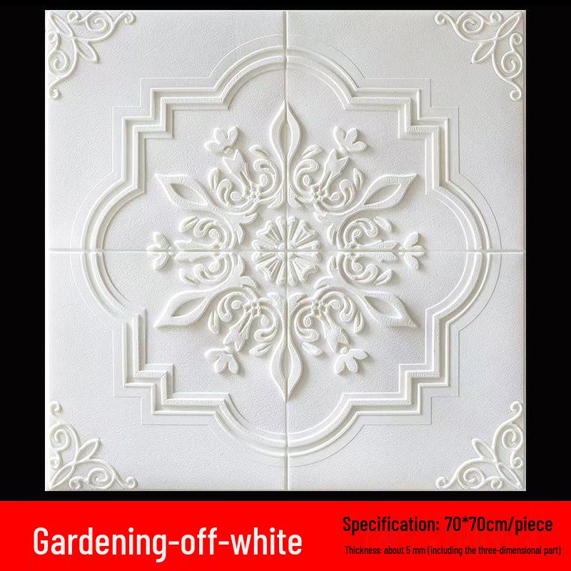 3D Self-Adhesive Ceiling Stickers - Waterproof Wallpaper for Ceiling Decoration