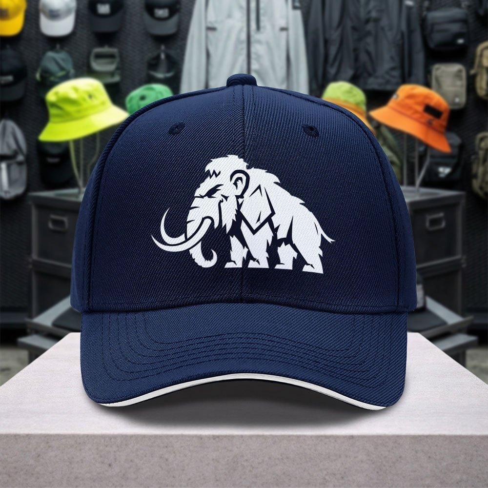 pc pcs Mammoth Print Duckbill Cap Adjustable Unisex Baseball Hat Suitable for Sports Outdoor Casual Wear Lightweight Mam