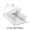 Mobile Phone Screen Magnifier HD Display Eye Protection Easy to Install for Home Office Video Conference