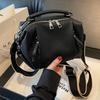 Korean Version of Boston Bag Women's Autumn Large-capacity Handbag 2025 New Casual Work Shoulder Messenger Bag Women