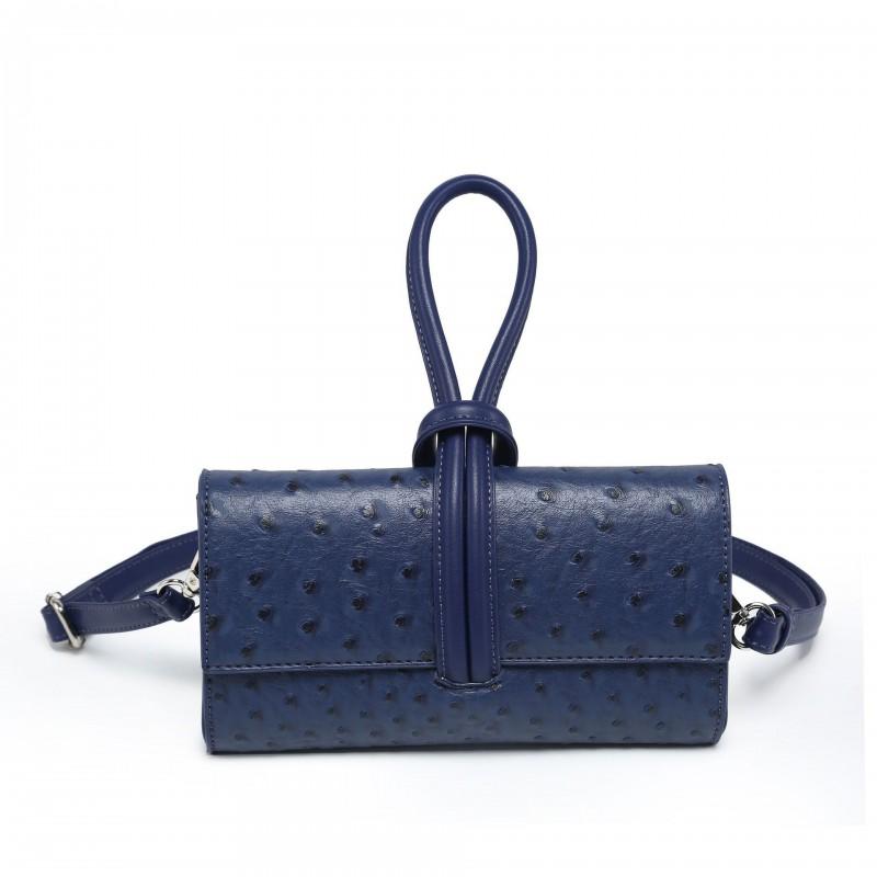 Womens Small Crossbody Bag Ostrich Mini Handbag Trendy PU Leather Daily Use
