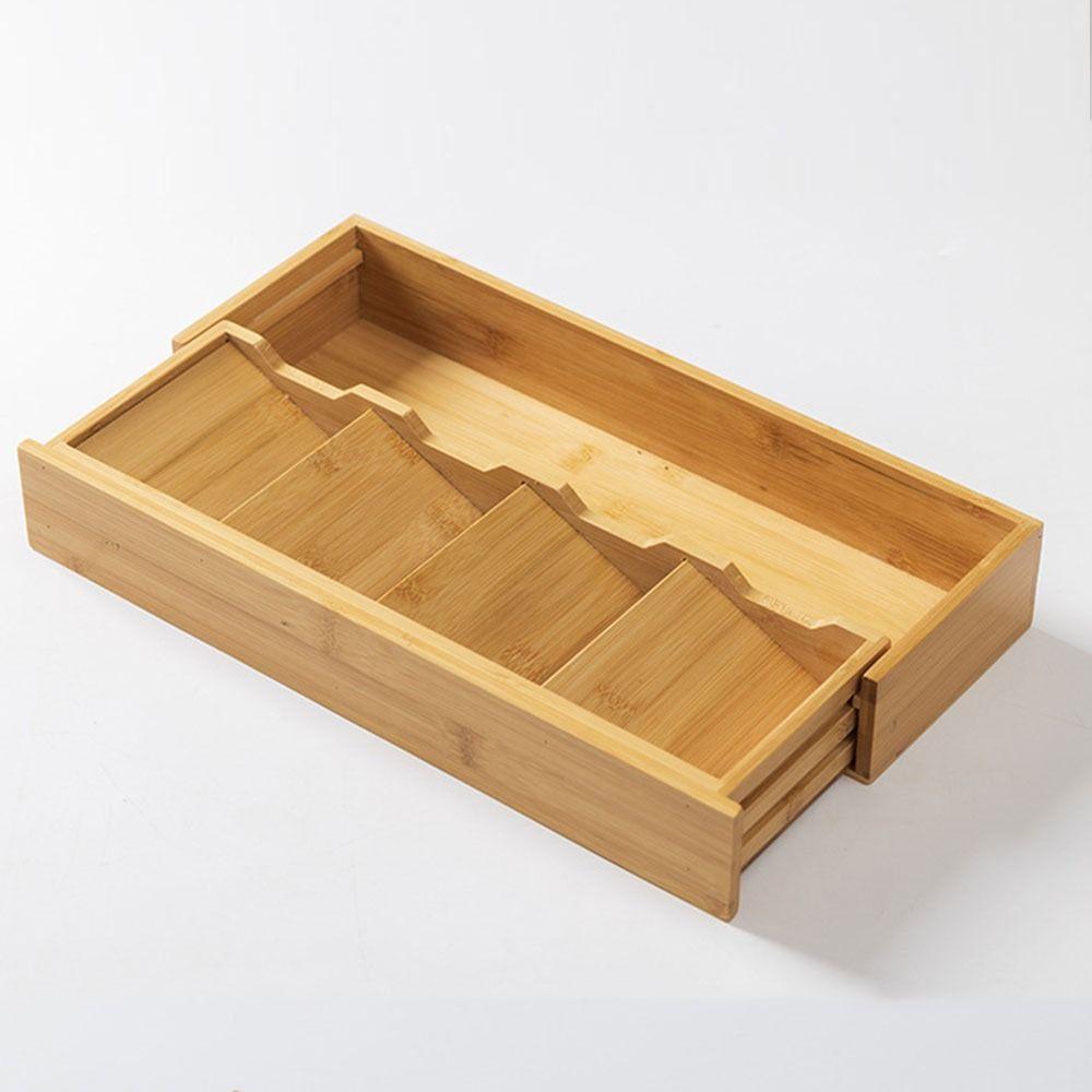 Space Saving Kitchen Drawer Holder 6 Compartments Cutlery Drawer Organizer  Flatware