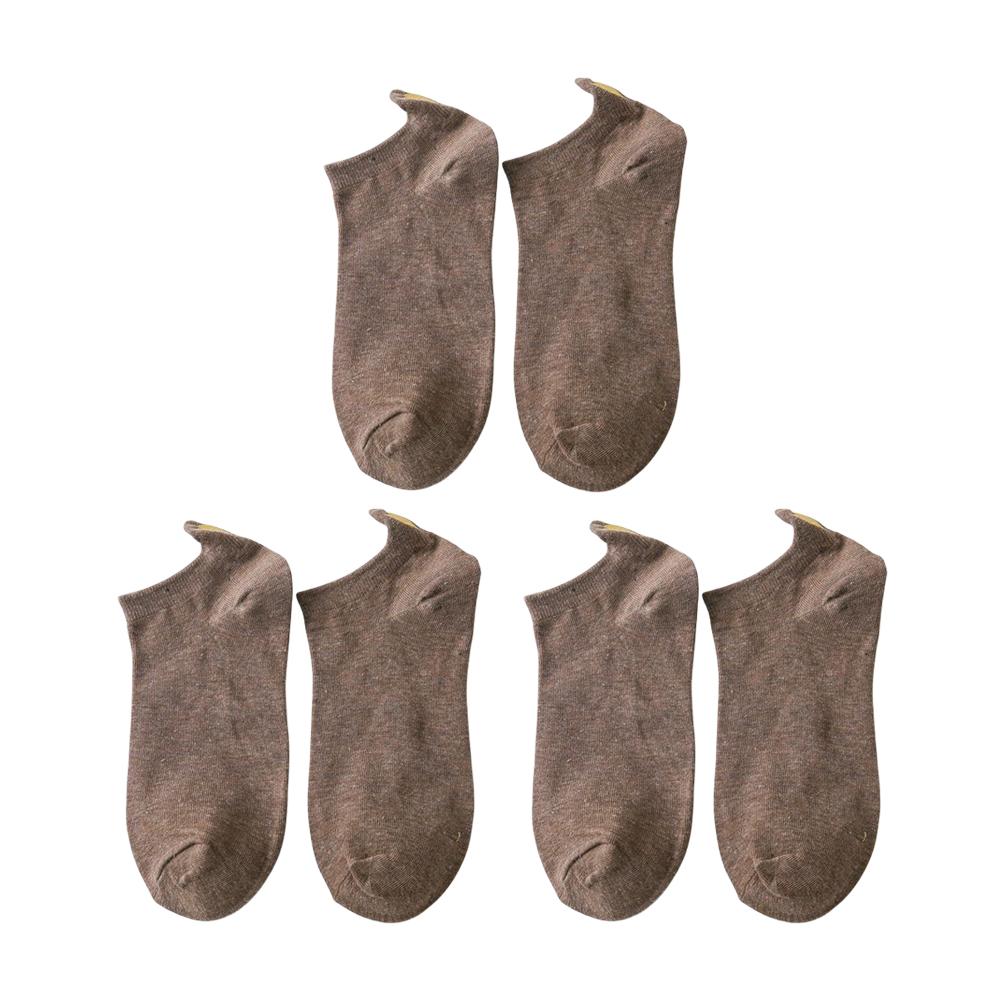 3 Paar Damen Bestickte Kurze Knöchelsocken Set Frühling Sommer Liebesherz Japanischer Stil Bonbonfarbe Lässig Mode Baumwollsocken