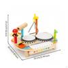 Wooden Musical Instrument Toy Comprehensive Piano with Drums Multifunctional Music Center