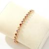 Handmade Shiny Zirconia Bracelet Jewelry Round Shape Cuff Bracelet  Jewelry Accessories
