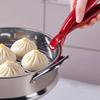 2pcs Plastic Anti-Scalding Clip Non-Slip Heat-Resistant Grip Steamer Tongs  for Dish Plate Steamer
