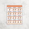 2 Stück Ganzkörper-Sitz-Dehnungs-Poster-Diagramm für Senioren Stuhl-Übungsroutine-Anleitung für Ältere Gelenkschonender Flexibilitäts-Trainingsplan