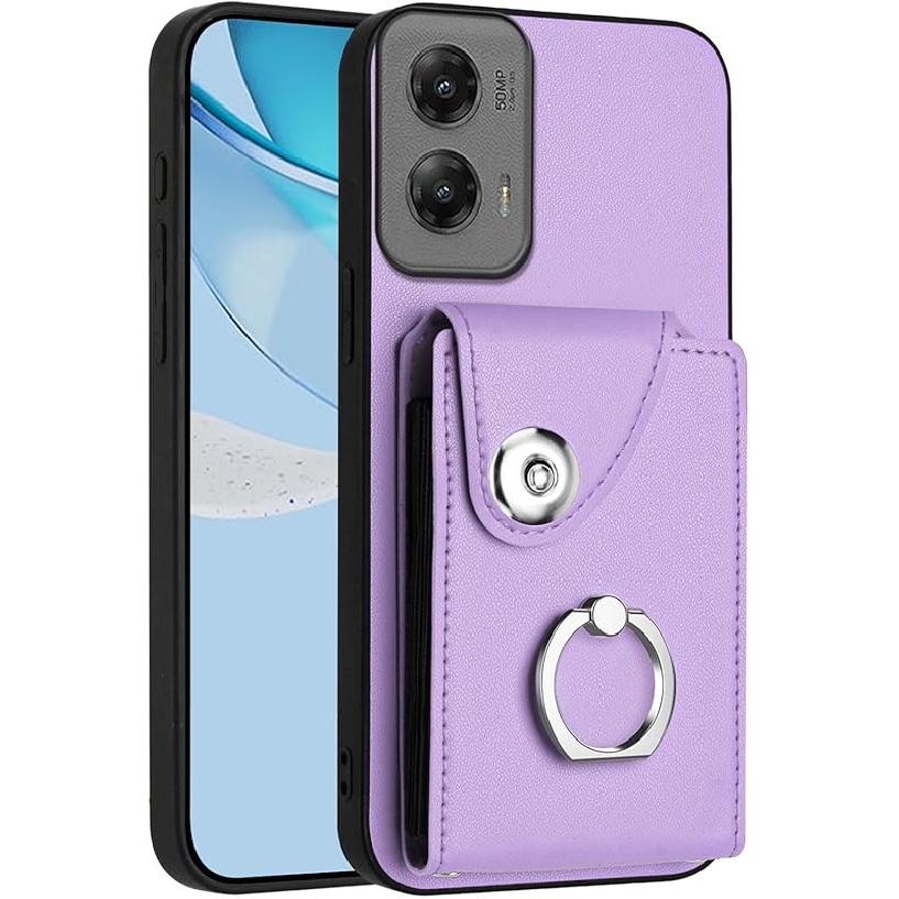 for Motorola Moto G Stylus 5G 2024 Case Wallet Cute Leather Phone Cover Moto G Stylus 2024 case with Card Holder and Stand Ring, Magnetic Clasp,