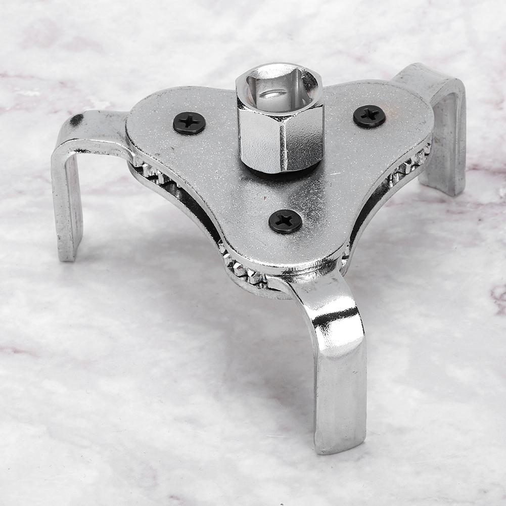 Universal Oil Filter Wrench Tool Drive 3Jaw Remover Tool 63105mm For Car TrucksFlat