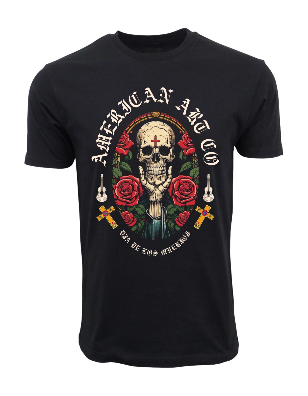 Unisex Adult Casual Graphic AMERICAN ART COLLECTIVE DAY OF THE DEAD... XXXXL