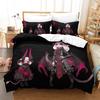 Soulfire Demons Bedding Set Single Twin Full Queen King Size Bed Set Adult Kid Bedroom Duvet Cover Sets 3D Anime Bed Sheet Set