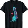Cute Dinosaur Book Reading T-Shirt Unisex T-Shirt