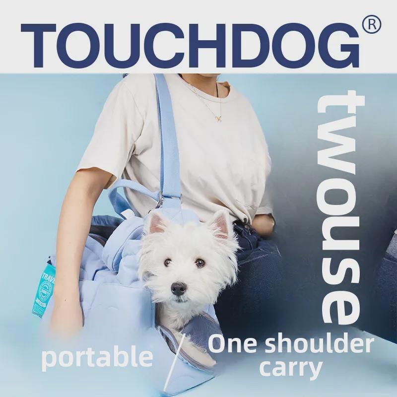 Touchdog Large Pet Backpack for Cats and Dogs - Portable Carrier for Outings