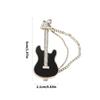 Corsage Pin Guitar Shape Unique Brooch Pin Clothing Jewelry Alloy Texture Suitable for Friendship and Celebration