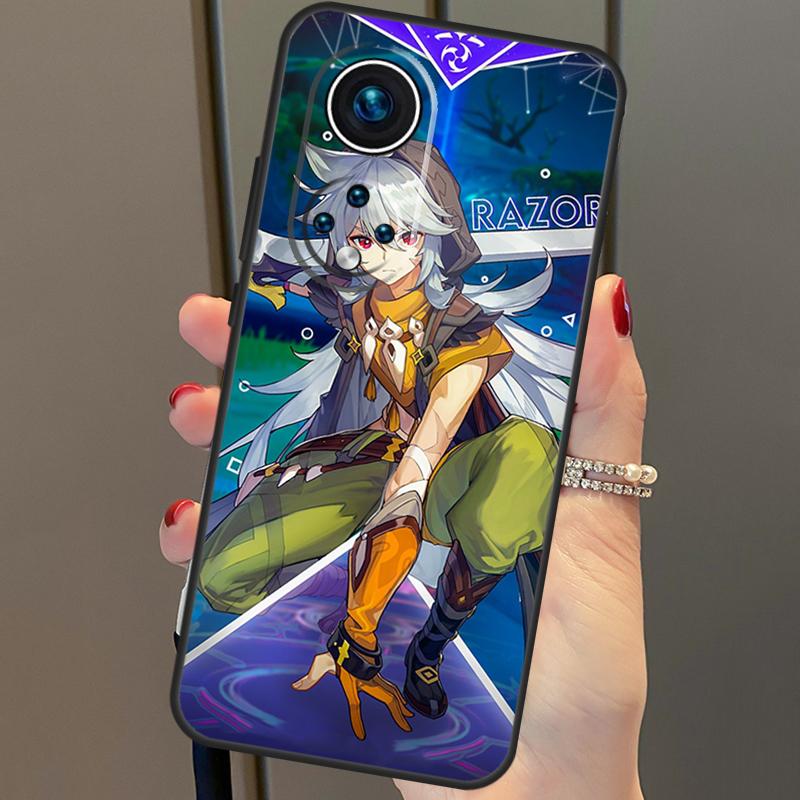 

Чехол Razor Genshin Impact For Honor 50 для Huawei P30 Lite P40 P20 P50 Pro P Smart Z 2019 Mate 20 Lite Honor 50 Lite