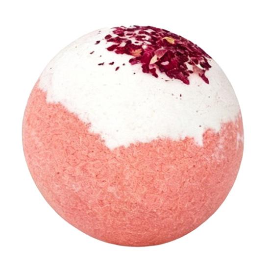 100G Dried Flowers Salt Bath Bombs Rose Chamomile Lavender Ocean Essential Oils Fizzies Ball Dry Skin Moisturizing Aromatherapy Shower Ball розовый