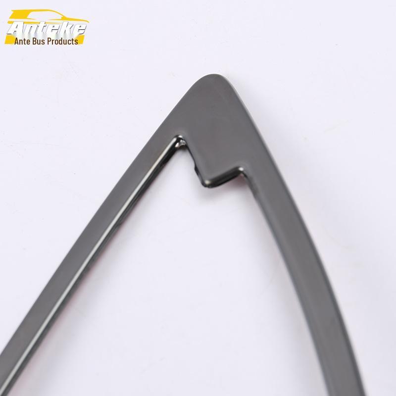 Kodiak 17 A-Pillar Bright Ring & Triangle Sticker Decorative Frame Car Accessories