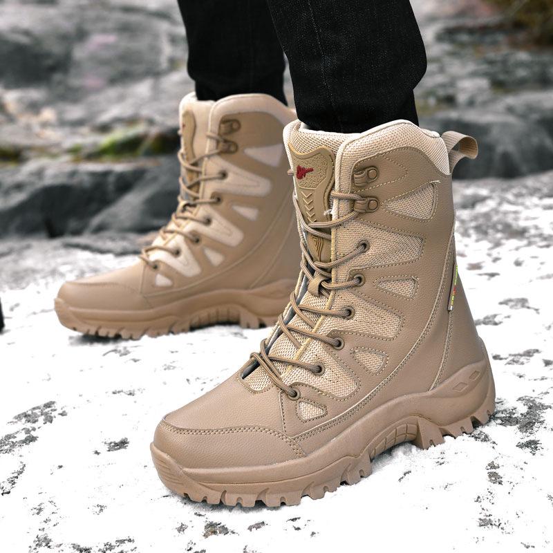 Women's High-Top Winter Snow Boots - Thickened, Velvet Warm, Mid-Tube, Large-Size Cotton Short Boots