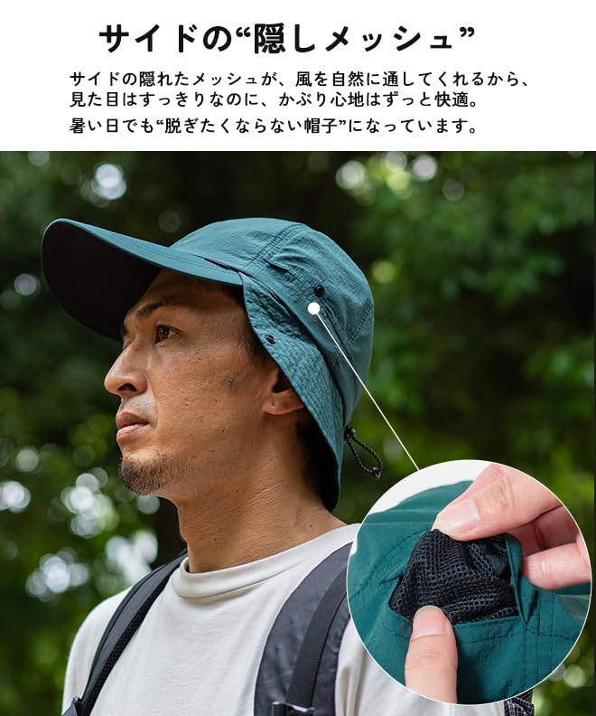 Nakota Double Visor Cap with Double Visor Baseball Cap for Men and Summer UV Heatstroke Stylish Outdoor Cap for Camping and Popular Size Natural X