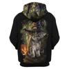 Cute Cat Graphic Hoodie Men Clothing 3D Kawaii Cats Printed Hoodies Kids Tops Women Harajuku Fashion y2k Pullovers Hooded Hoody