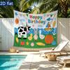 Party Backdrop Flat Banners Duck Rabbit Pumpkin Boat Bunting Celebrations Wedding Celebration Photo Booth Front Door Decor